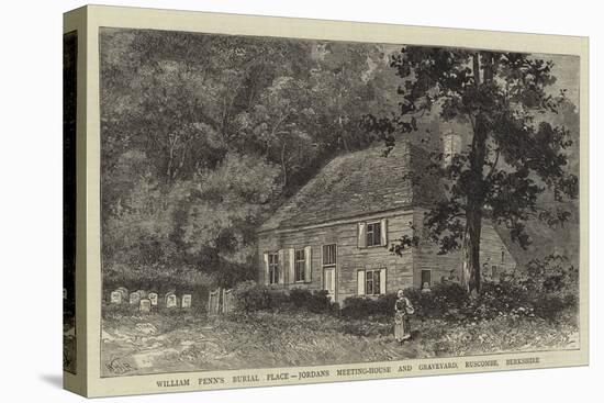 William Penn's Burial Place, Jordans Meeting-House and Graveyard, Ruscombe, Berkshire-William Henry James Boot-Premier Image Canvas