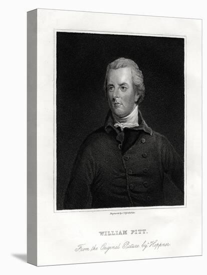 William Pitt the Younger, British Statesman, 19th Century-J Posselwhite-Premier Image Canvas
