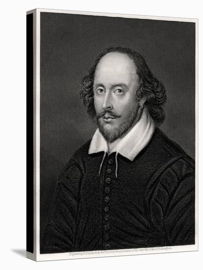 William Shakespeare, English Playwright, 19th Century-E Scriven-Premier Image Canvas