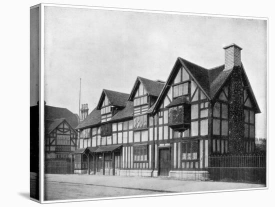 William Shakespeare's House, Stratford-Upon-Avon, Warwickshire, Late 19th Century-John L Stoddard-Premier Image Canvas