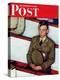 "Willie Gillis in Church" Saturday Evening Post Cover, July 25,1942-Norman Rockwell-Premier Image Canvas