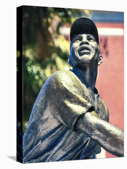 Willie Mays statue in AT&T Park, San Francisco, California, USA-Panoramic Images-Premier Image Canvas