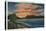 Willoughby Lake, Vermont, Sunset Scene on the Lake-Lantern Press-Stretched Canvas