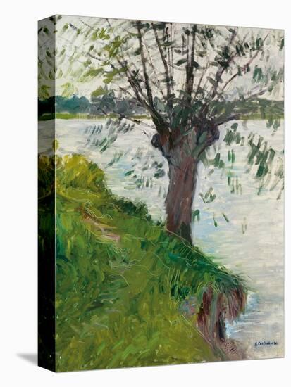 Willow by the River; Saule Au Bord De La Riviere, C. 1891-Gustave Caillebotte-Premier Image Canvas