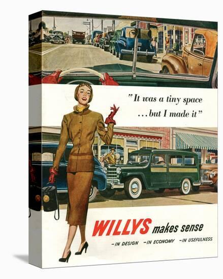 Willys - It Was a Tiny Space…-null-Stretched Canvas