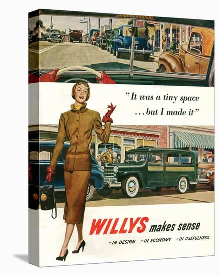 Willys - It Was a Tiny Space…-null-Stretched Canvas