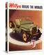 Willys Jeep Cars and Trucks-null-Stretched Canvas