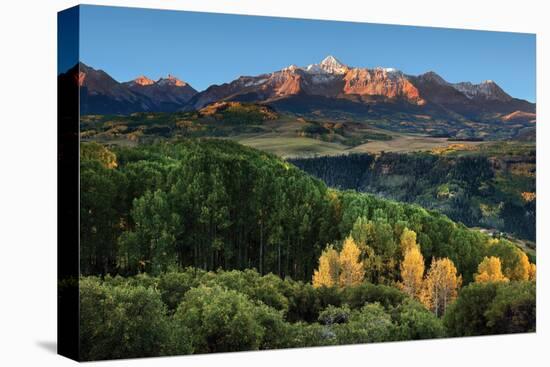 Wilson Peak Yellow Aspen Hills-Larry Malvin-Premier Image Canvas