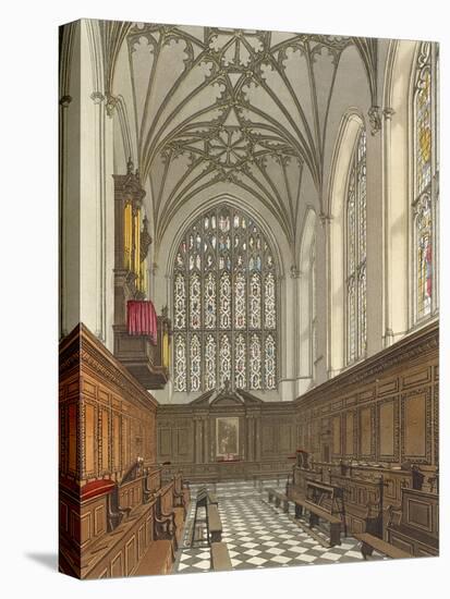 Winchester College Chapel, History of Winchester College, Engraved by William James Bennett-Frederick Mackenzie-Premier Image Canvas