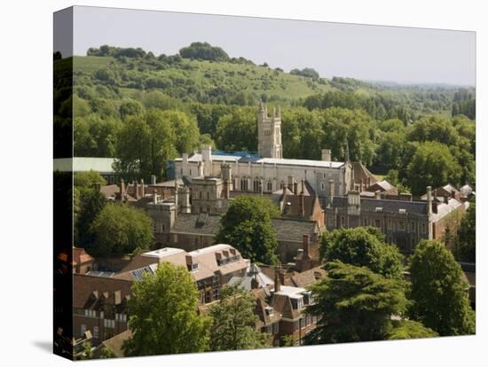 Winchester College from Cathedral Tower, Hampshire, England, United Kingdom, Europe-Richardson Rolf-Premier Image Canvas