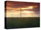 Wind Turbines at Sunset, Kavarna Wind Farm, Kavarna, Bulgaria, Europe-Dallas & John Heaton-Premier Image Canvas