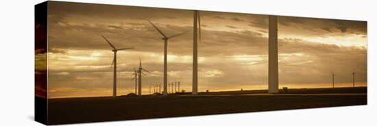 Wind Turbines in a Field, Amarillo, Texas, USA-null-Premier Image Canvas
