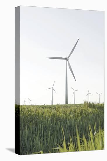 Wind Turbines, Wind Power Station, Renewable Energy, Wind Park, Parish Kronprinzenkoog-Axel Schmies-Premier Image Canvas