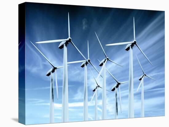 Wind Turbines-Victor Habbick-Premier Image Canvas