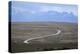 Winding desert road and Andes mountains, El Calafate, Parque Nacional Los Glaciares, UNESCO World H-Stuart Black-Premier Image Canvas