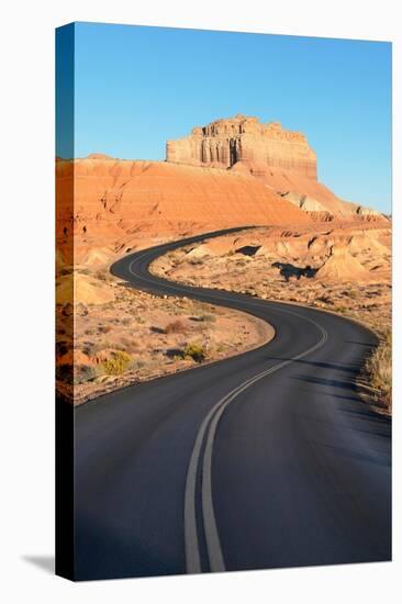 Winding park road in Goblin Valley State Park, Utah-Alan Majchrowicz-Premier Image Canvas