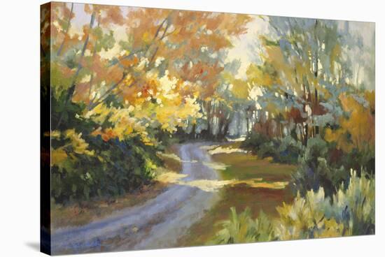Winding Road Stretched Canvas Print Martha Saudek Art Com