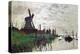 Windmill at Zaandam (Netherlands), 1871-Claude Monet-Premier Image Canvas