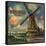 Windmill Brand - Hamilton City, California - Citrus Crate Label-Lantern Press-Stretched Canvas