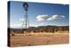 Windmill in New Mexico Landscape-Sheila Haddad-Premier Image Canvas