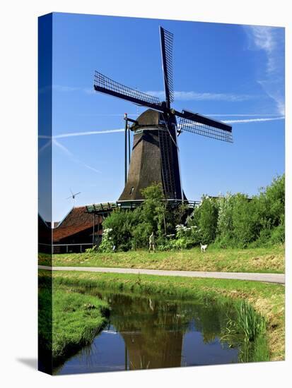 Windmills, Zaanse Schans, Zaanstad, Netherlands-Miva Stock-Premier Image Canvas