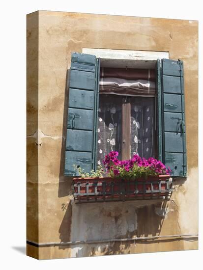 Window and Shutters, Venice, Veneto, Italy, Europe-Amanda Hall-Premier Image Canvas