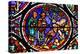 Window, Bourges Cathedral, France (Stained Glass)-French School-Premier Image Canvas