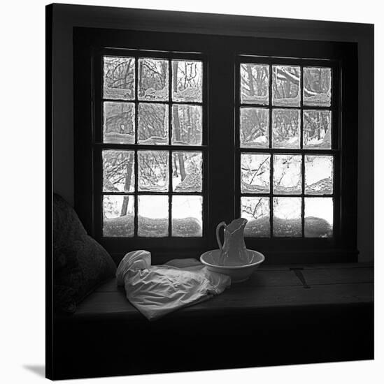 Window Seat Blizzard-Tom Artin-Stretched Canvas
