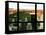 Window View, Special Series, Central Park, Sunset, Manhattan, New York City, United States-Philippe Hugonnard-Premier Image Canvas