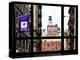 Window View, Special Series, Greenwich Village, Nyu Flag, Manhattan, New York City, US, USA-Philippe Hugonnard-Premier Image Canvas