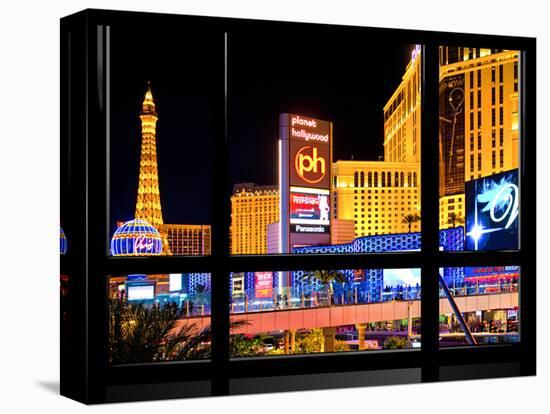 Window View, Special Series, Strip, Resort Casinos Hotels, Las Vegas, Nevada, United States-Philippe Hugonnard-Premier Image Canvas