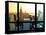 Window View, Special Series, Sunset, Empire State Building, Manhattan, New York, United States-Philippe Hugonnard-Premier Image Canvas