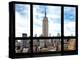 Window View, Special Series, Urban Skyline, Empire State Building, Midtown Manhattan, NYC-Philippe Hugonnard-Premier Image Canvas