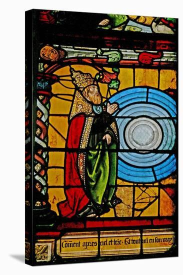 Window W1 Depicting God the Creator Creates the Heavens and the Earth-null-Premier Image Canvas