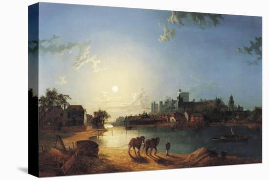 Windsor Castle by Moonlight-Henry Pether-Premier Image Canvas