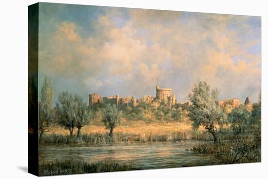 Windsor Castle: from the River Thames-Richard Willis-Premier Image Canvas