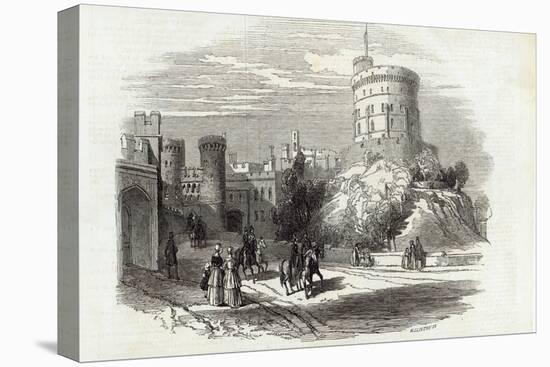 Windsor Castle - the Round Tower, from The Illustrated London News, 26th September 1846-null-Premier Image Canvas