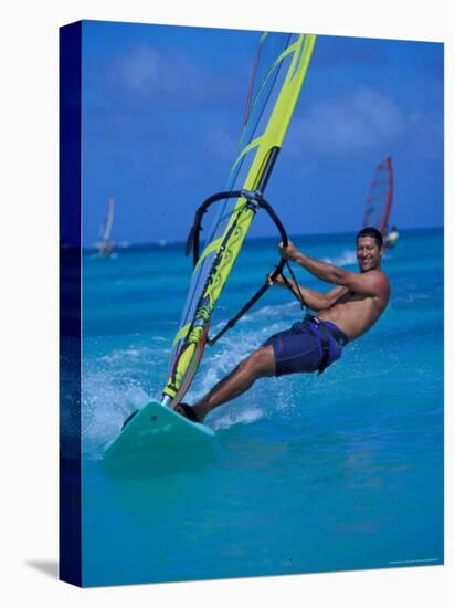 Windsurfer, Aruba, Caribbean-Robin Hill-Premier Image Canvas