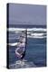 Windsurfing on the Ocean at Sunset, Maui, Hawaii, USA-Gerry Reynolds-Premier Image Canvas