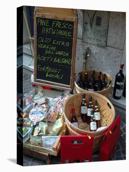 Wine and Cheese Shop, Lake Garda, Bardolino, Italy-Lisa S^ Engelbrecht-Premier Image Canvas