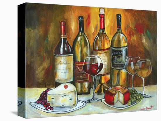 Wine and Cheese-Jennifer Garant-Premier Image Canvas