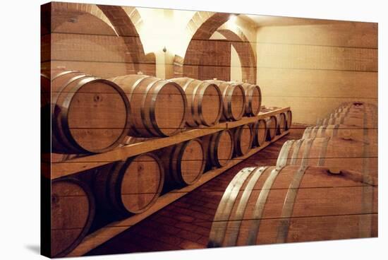 Wine Barrels-Acosta-Stretched Canvas