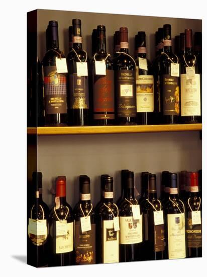 Wine Display, Pienza, Tuscany, Italy-Merrill Images-Premier Image Canvas