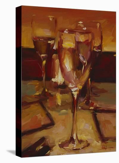 Wine Glasses, Paris-Pam Ingalls-Stretched Canvas