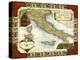 Wine Map of Italy-null-Stretched Canvas