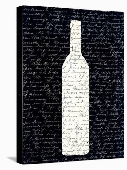 Wine on Black 2-Kimberly Allen-Stretched Canvas