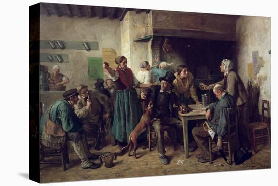 Wine Shop Monday, 1858-Jules Breton-Premier Image Canvas