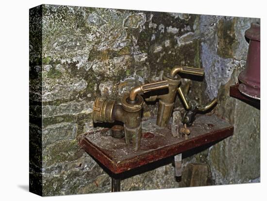 Winemaking Tools in Cellar of Lucien Muzard, Santenay, Cote d'Or, Bourgogne, France-Per Karlsson-Premier Image Canvas