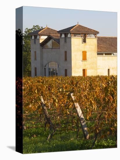 Winery Building and Golden Vineyard in Late Afternoon, Domaine Des Verdots, Conne De Labarde-Per Karlsson-Premier Image Canvas