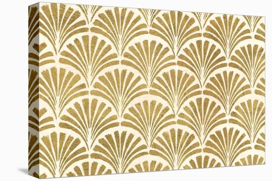 Winged Study Pattern VIII Gold Crop-Janelle Penner-Stretched Canvas